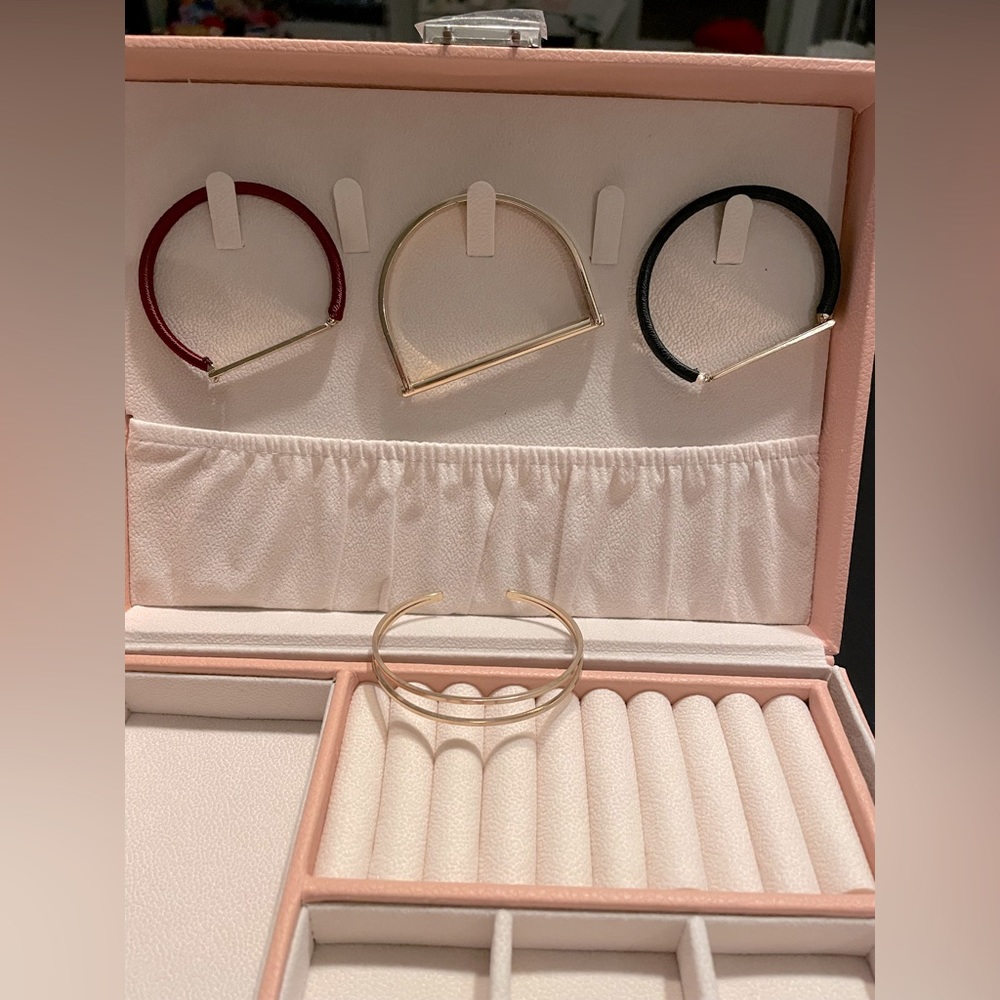 Bundle of cuff bangles (4, four)